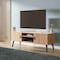 Manhattan Comfort Haley TV Stand 55.10 in Natural & Nude in Natural and Nude TV005-NN - alternate 1